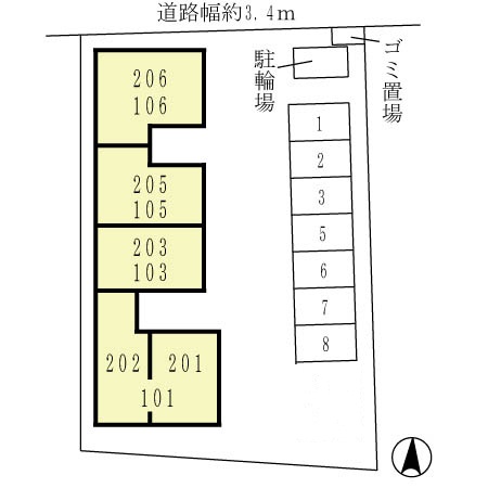 駐車場　敷地内駐車場完備です！