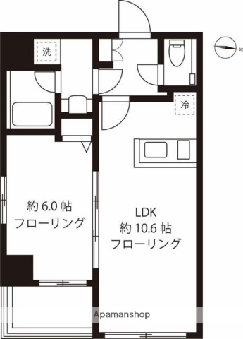 ブルーミング西麻布の間取り写真