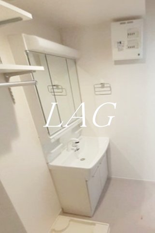 洗面設備　洗面台です。