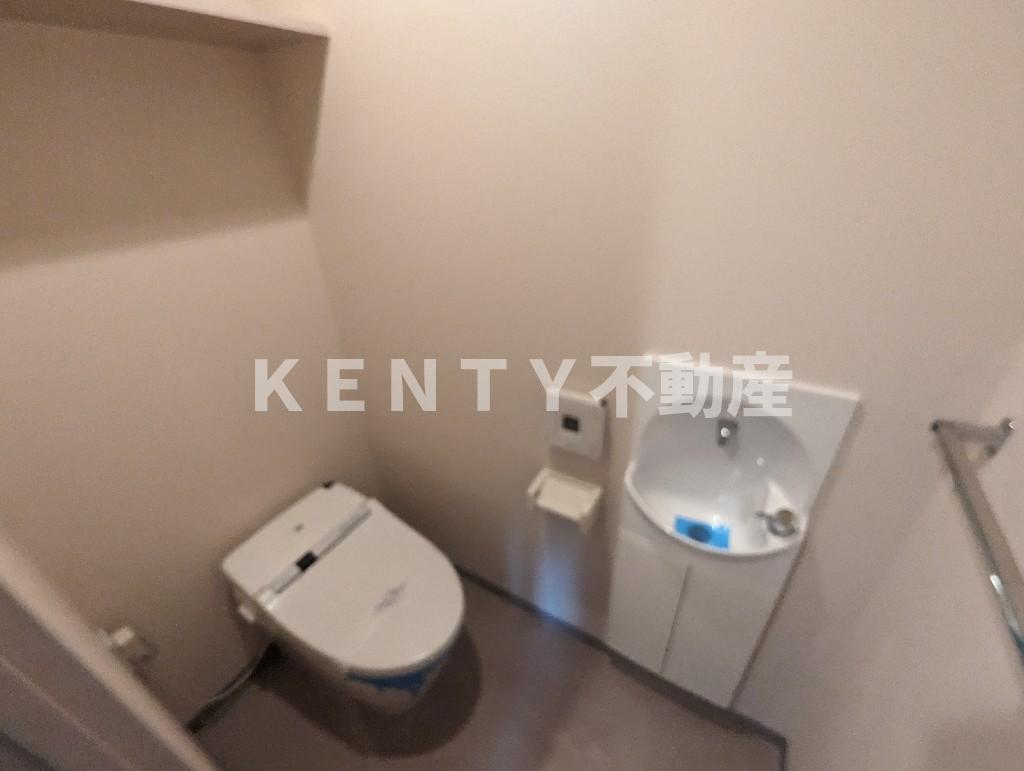 トイレ　ゆったりとした空間のトイレです
