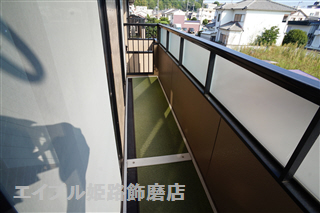 バルコニー　写真は反転のお部屋です