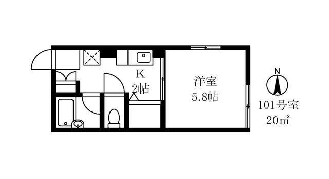 コートアオイの間取り写真