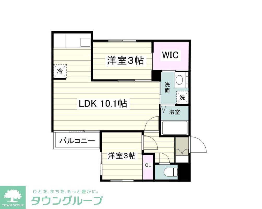 セレーノ東林間の間取り写真