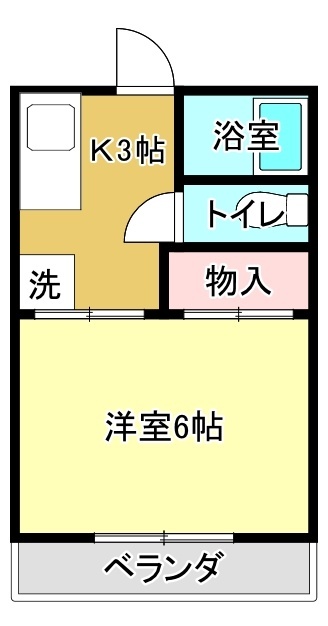 ニューフォーブル加藤の間取り写真