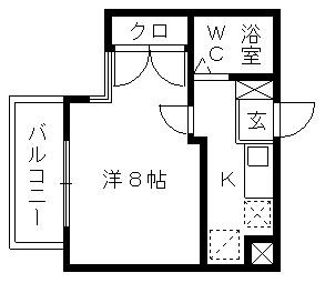 遠州鉄道 新浜松駅 徒歩25分 4階建 築38年の間取り写真