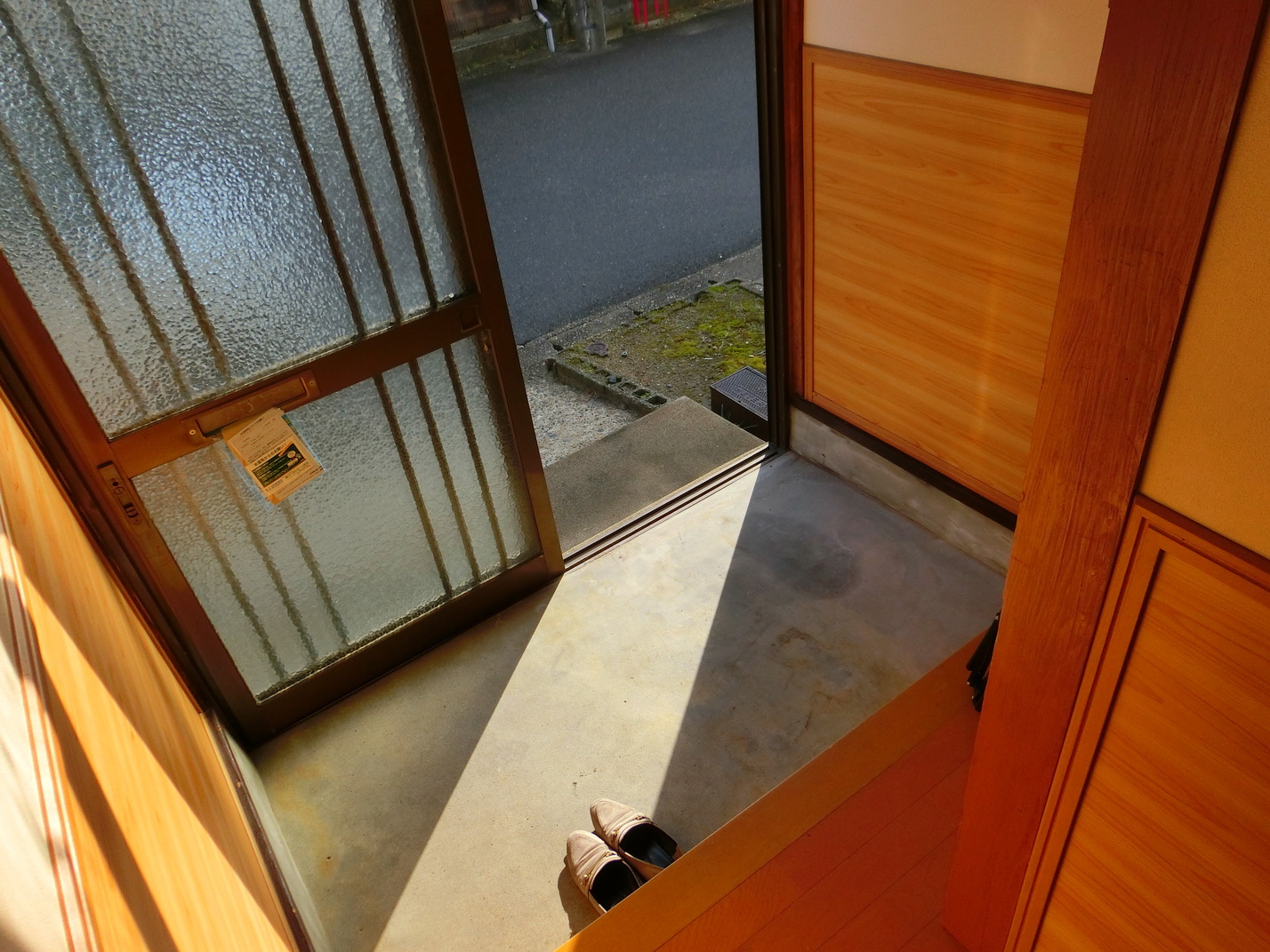 徳山荘の玄関写真