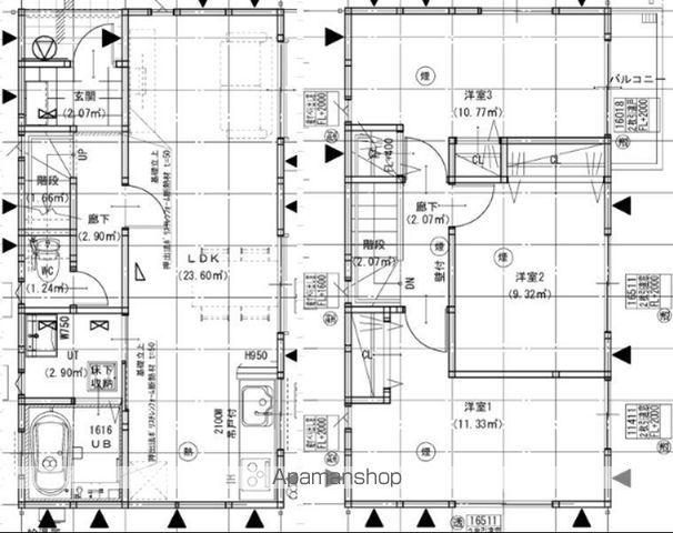 グランソフィア鎌倉町Aの間取り写真
