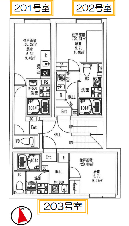 東京メトロ南北線 白金高輪駅 徒歩9分 5階建 築2年の間取り写真