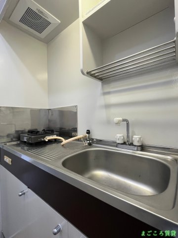 マンションタワーサイドのキッチン写真