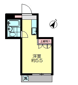 ＪＲ中央線 荻窪駅 徒歩7分 4階建 築44年の間取り写真