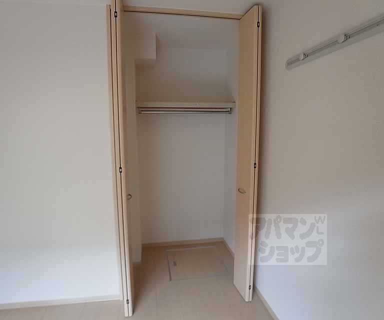 収納　収納力も十分のクローゼット