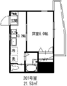パティオの間取り写真