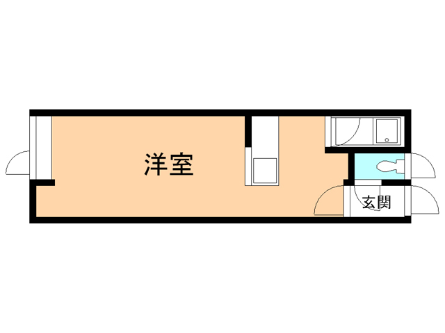 苫小牧市美園町のアパートの間取り