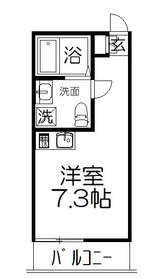 さいたま市北区奈良町のアパートの間取り