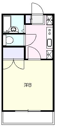 第2清水コーポの間取り