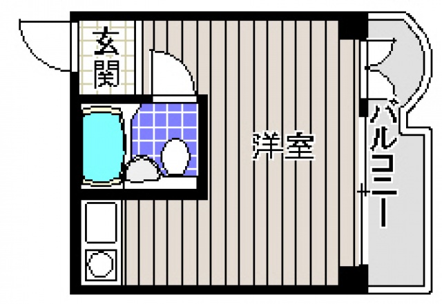 大阪府堺市堺区永代町６（マンション）の賃貸物件の間取り