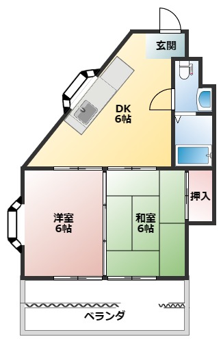 コルトハウスの間取り