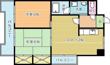 【アルシュ北方の間取り】