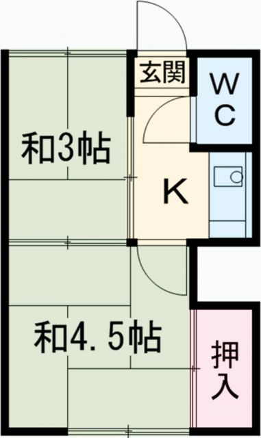 石川荘の間取り