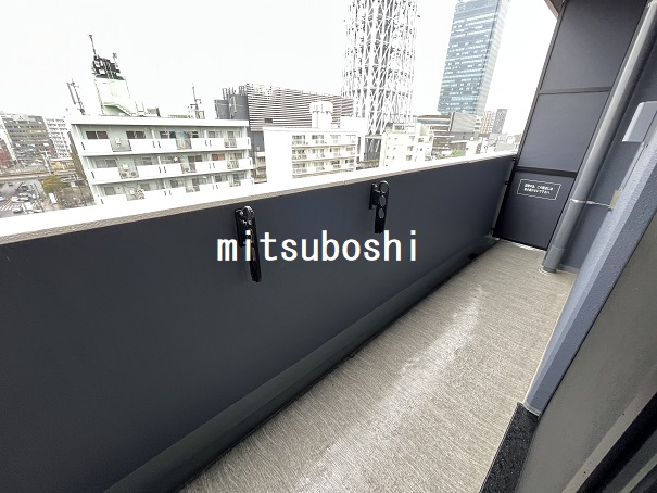 バルコニー　同間取り別階の写真です