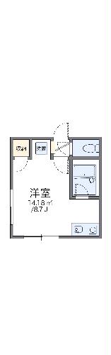 レオパレス南郷７丁目第１４の間取り