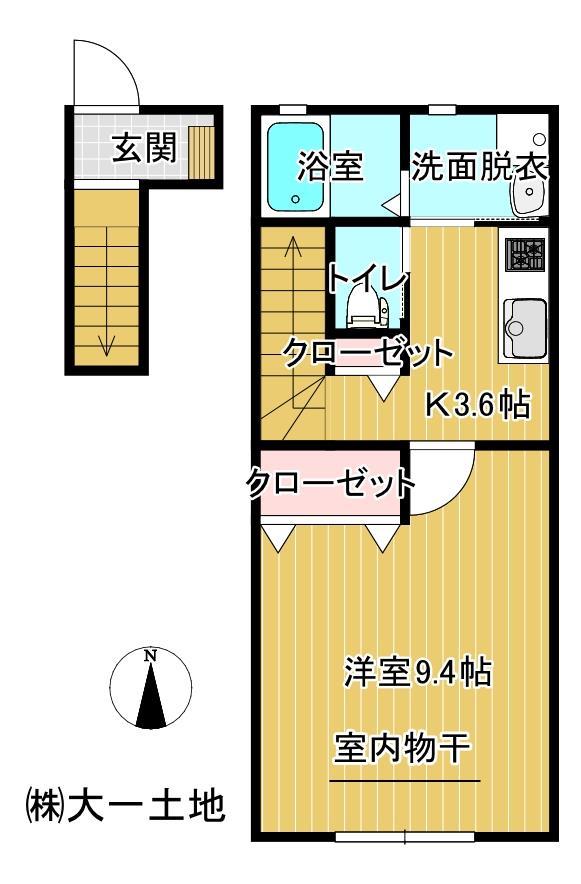 Ａｒｒｏｔｓｋ（アルトスク）Ａ棟の間取り