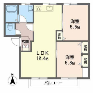 カルテット北斉院の間取り