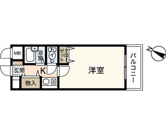 広島県広島市安佐南区八木１（マンション）の賃貸物件の間取り