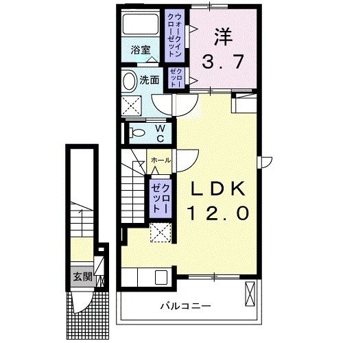 カーサ　セレッソの間取り