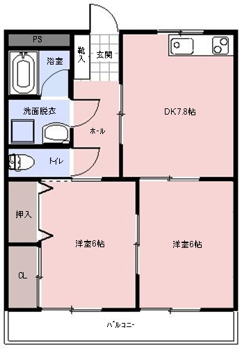 パシフィックハイツの間取り