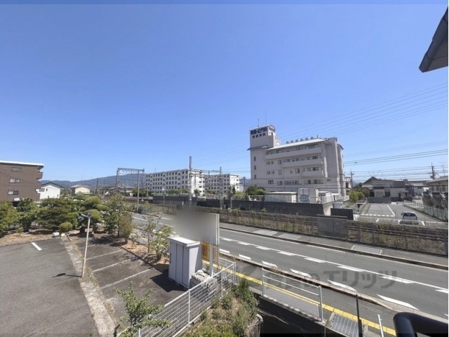 【橿原市木原町のアパートの眺望】