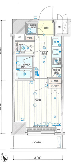 ルーブル高津の間取り