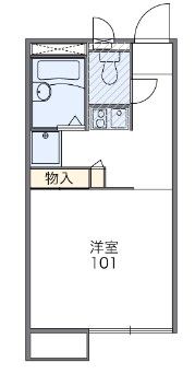 柏市新富町のアパートの間取り