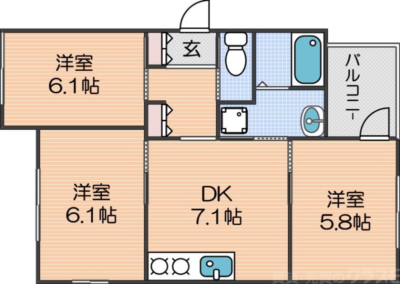 シトロンキタカガヤの間取り