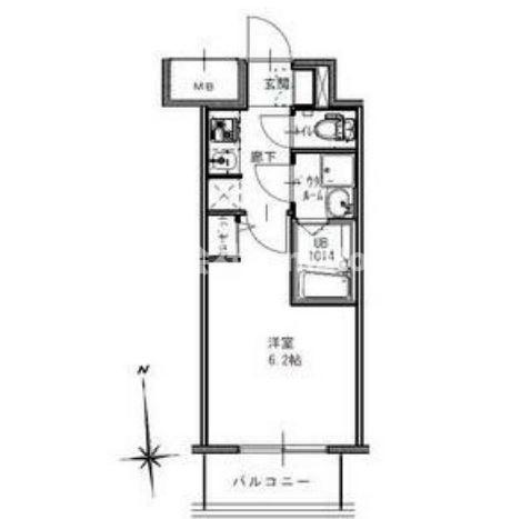 S-RESIDENCE南堀江の間取り