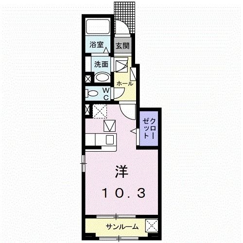 シャローム泉の間取り