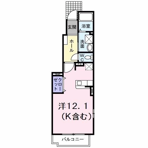 エアリー　レジデンス　Ａの間取り