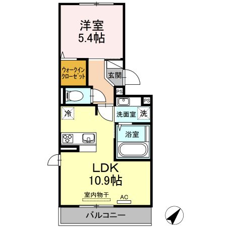 エスポワール松橋の間取り