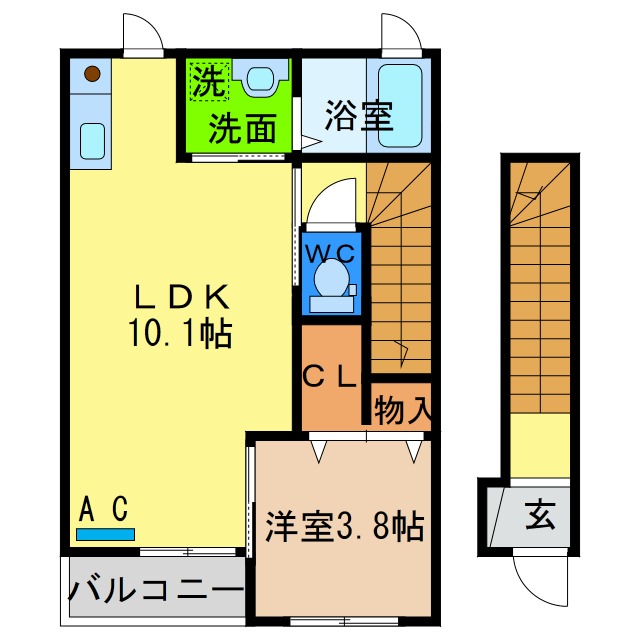 シャーメゾン山城の間取り