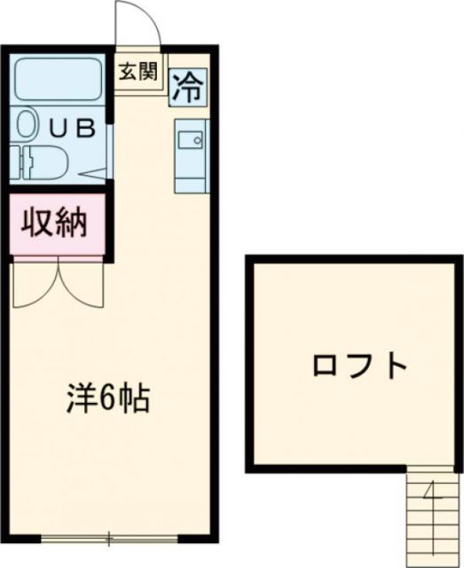 日野市石田のアパートの間取り