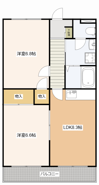 マンションアルボの間取り