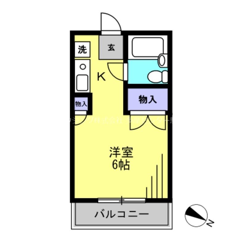 リバーブル堀之内の間取り