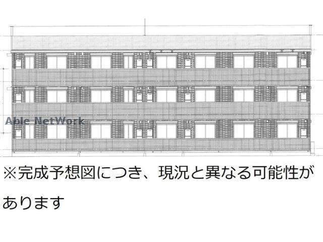 【宇土市北段原町のアパートの建物外観】