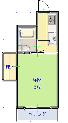 メゾン東大和の間取り