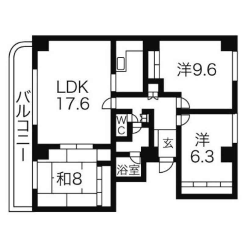 ビッグウィン９１５の間取り