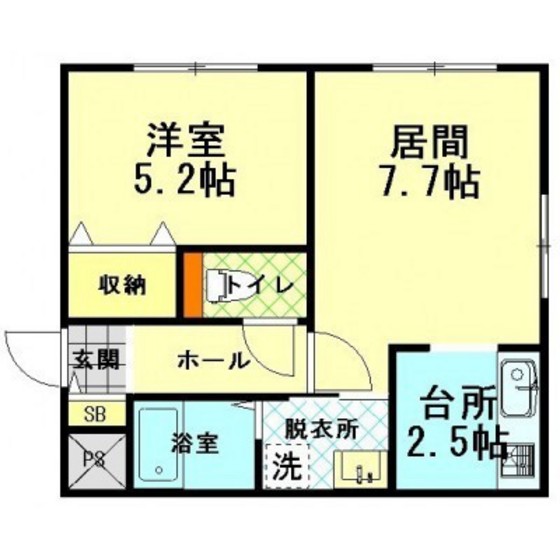 ペラッツィ梁川の間取り