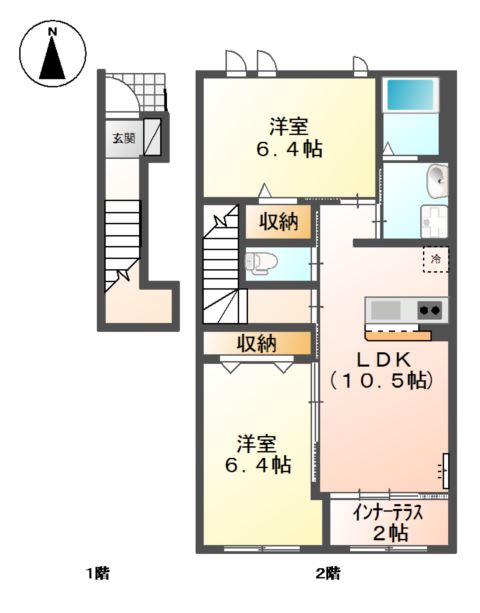 ジャルディーノの間取り