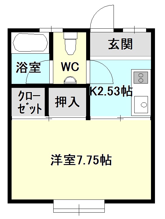 ビラ・ヤマサキの間取り