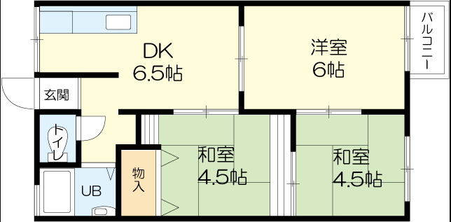 コスモハイツの間取り