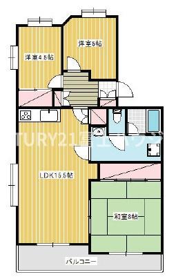 カデンタ湘南の間取り